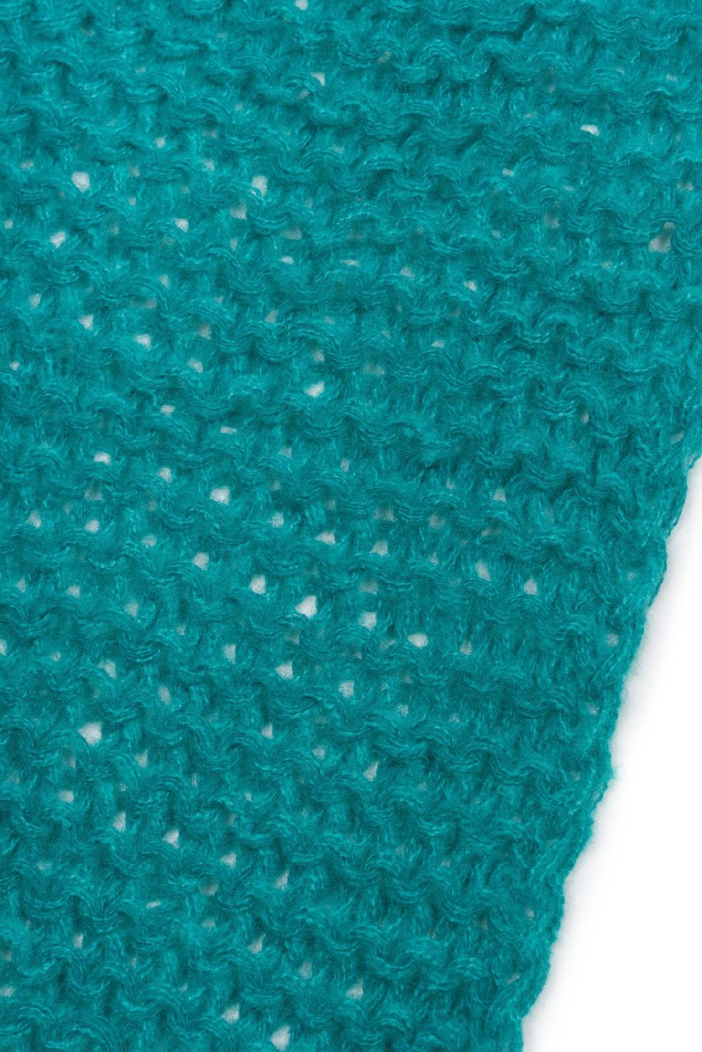 Stylebreaker Langer Strick Schal mit Wellen Strickmuster Saisonale Angebote