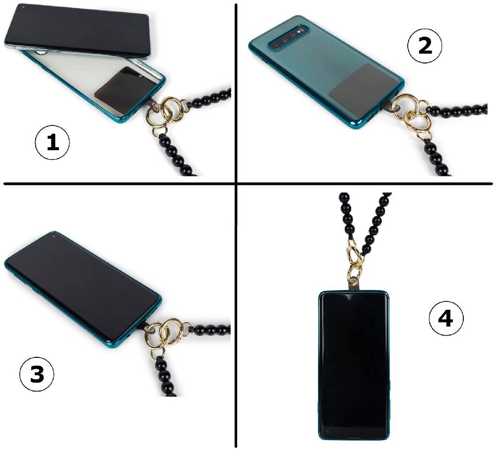 Stylebreaker Wechsel Handykette / Taschenkette Perlen Riesige Ersparnisse