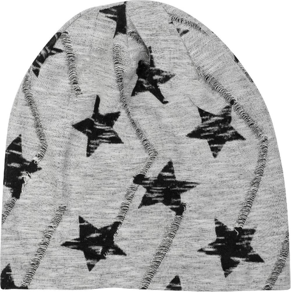 Stylebreaker Loop und Beanie Set Sterne Print Used Look Letzter Tag