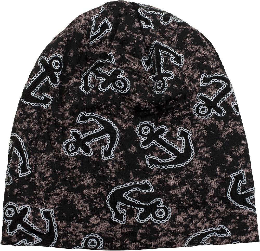 Stylebreaker Loop und Beanie Set im maritimen Anker Seil Print Look Zeitbegrenzte Promotion