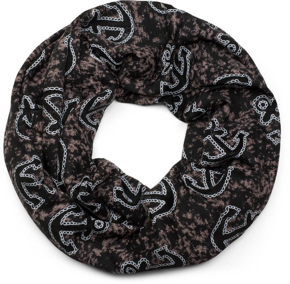 Stylebreaker Loop und Beanie Set im maritimen Anker Seil Print Look Zeitbegrenzte Promotion