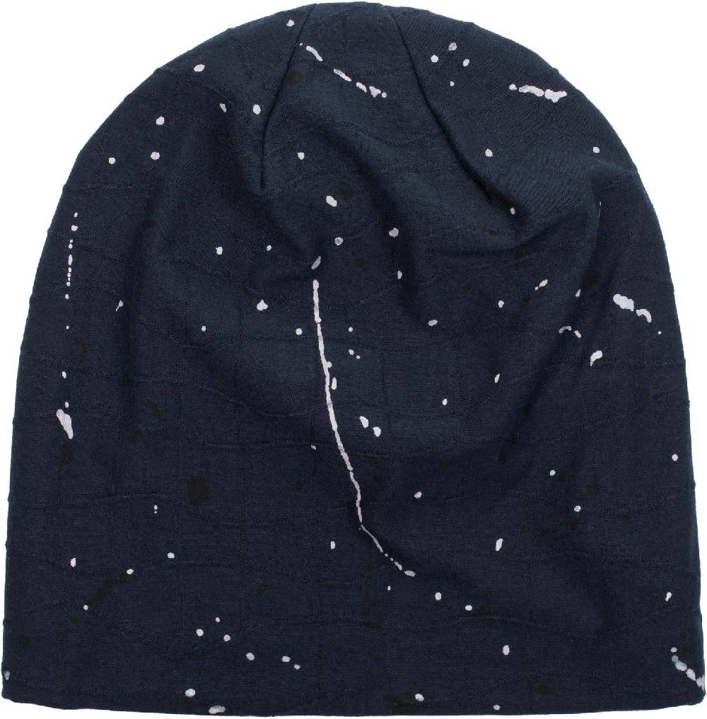 Stylebreaker Loop und Beanie Set mit Falten und All Over Farbkleckse Nur für heute