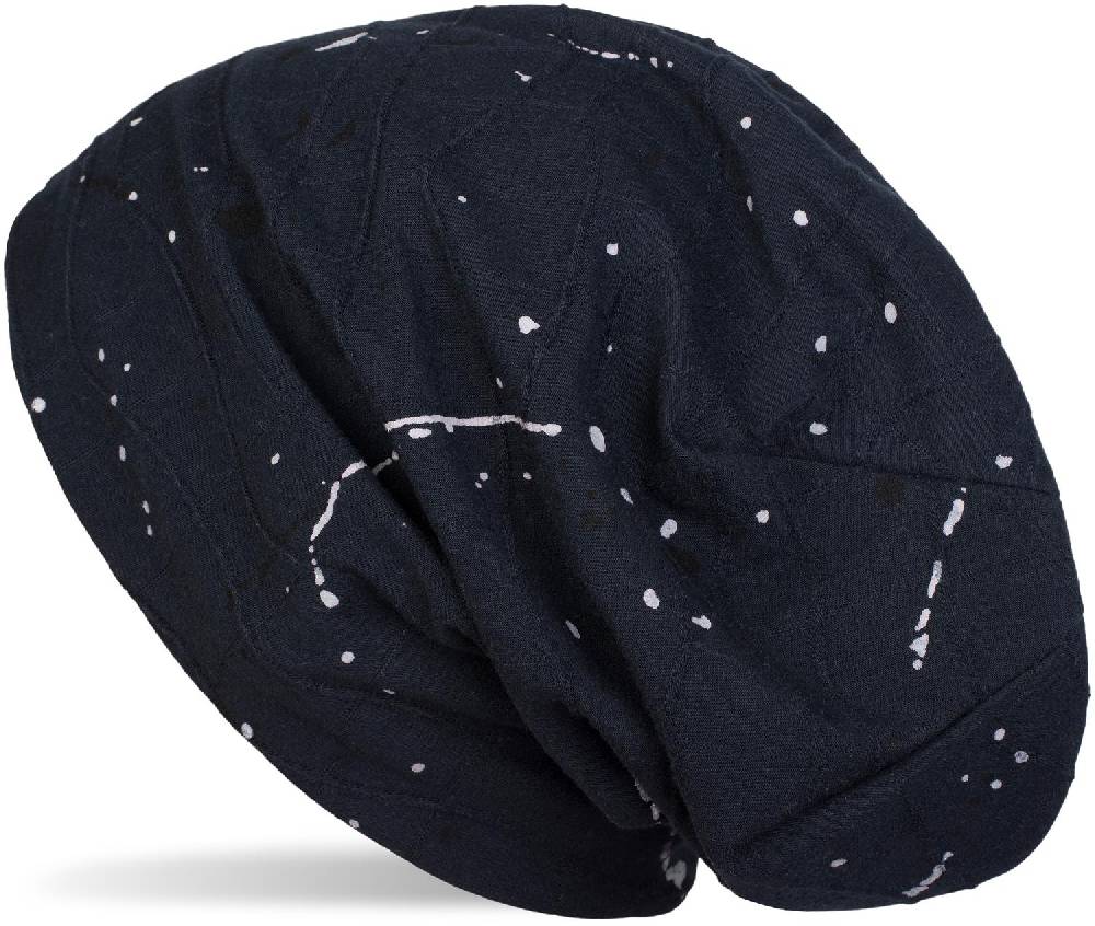 Stylebreaker Loop und Beanie Set mit Falten und All Over Farbkleckse Nur für heute