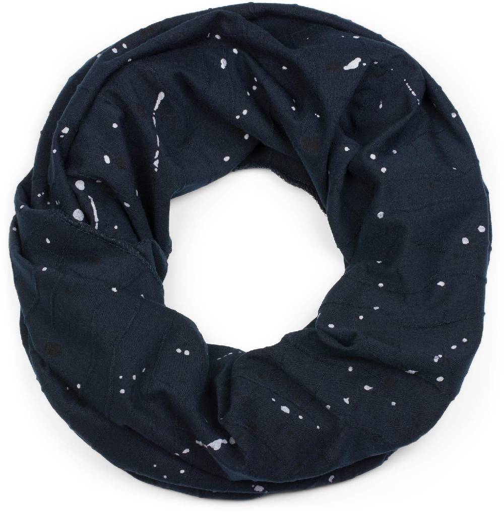 Stylebreaker Loop und Beanie Set mit Falten und All Over Farbkleckse Nur für heute