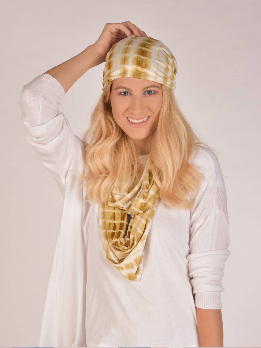 Stylebreaker Loop Schal Batik Streifen Sonderangebot der Fabrik