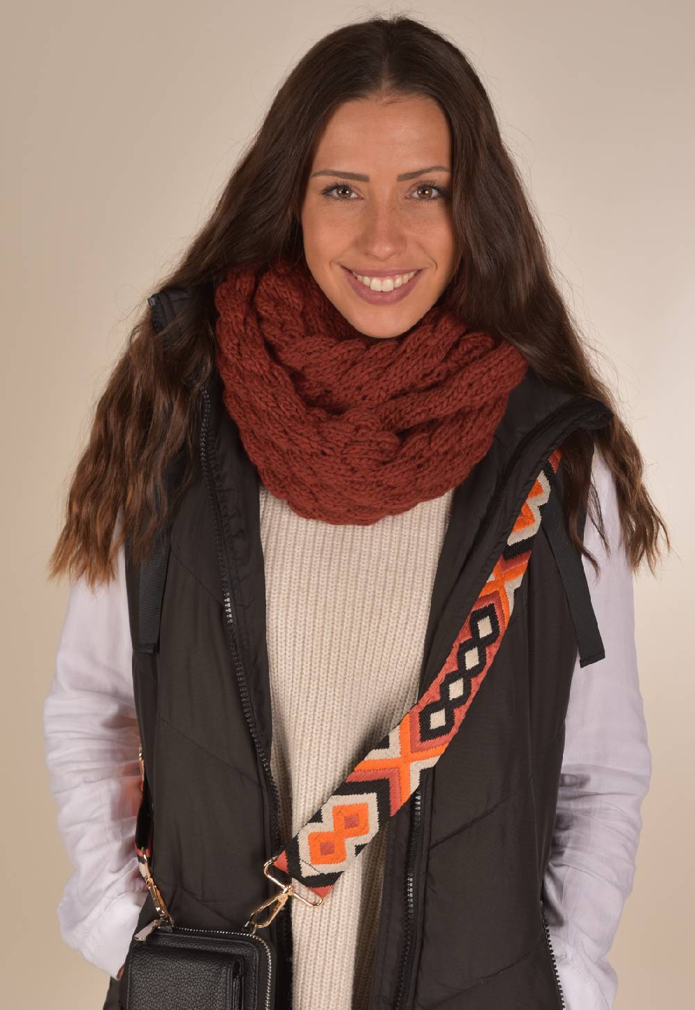 Stylebreaker Strick Loop mit Bubblemuster Riesige Rabatte