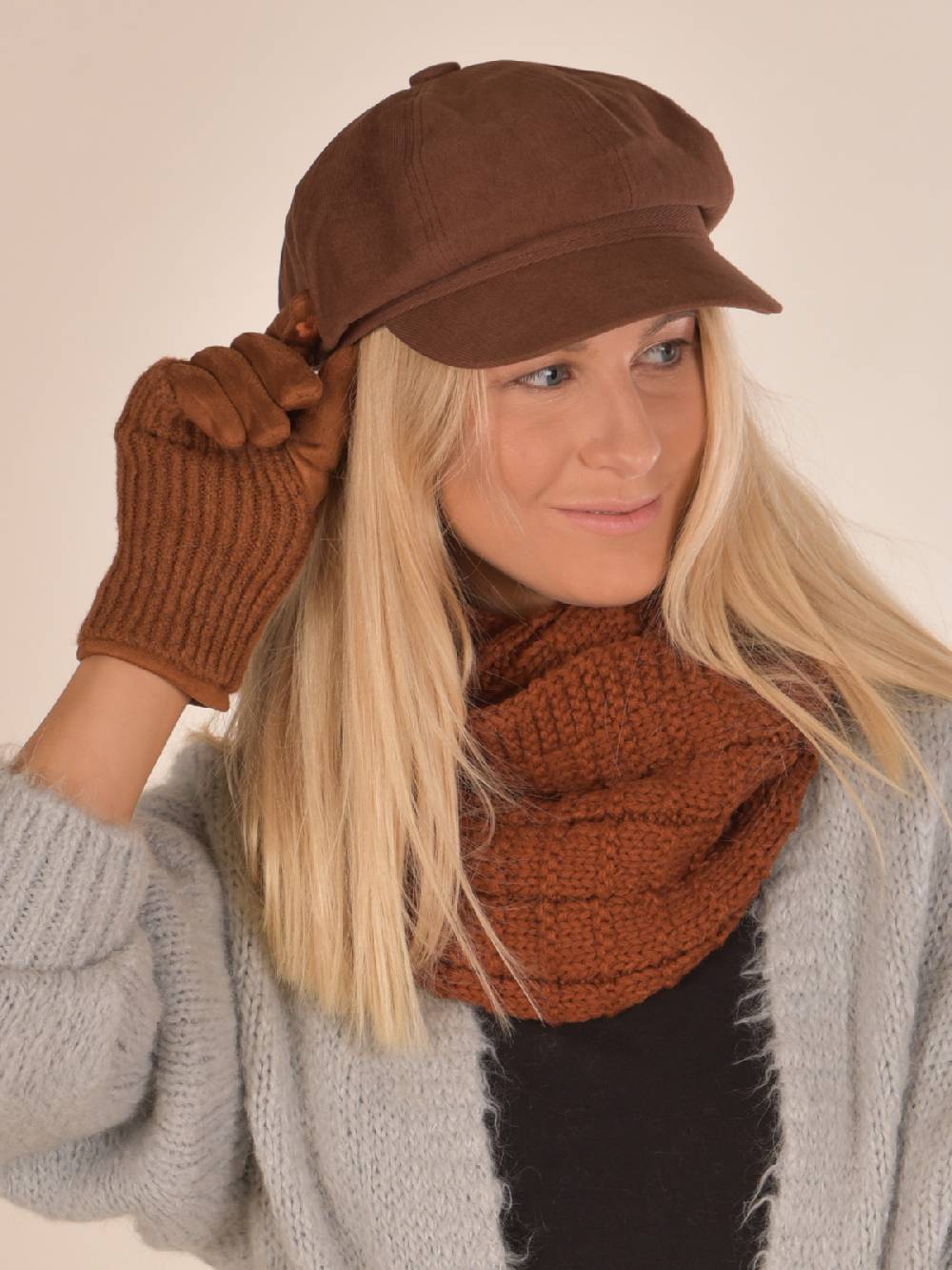 Stylebreaker Strick Loop mit Karomuster Fabrikladen