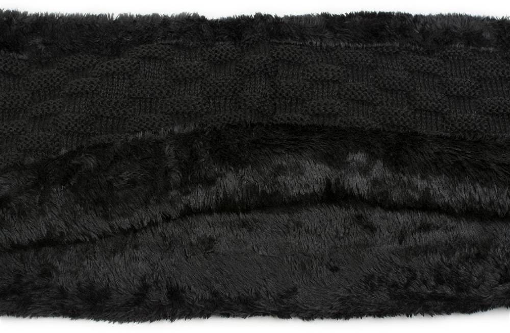 Stylebreaker Feinstrick Loop mit Flecht Muster und Teddyfleece Black Friday Preise