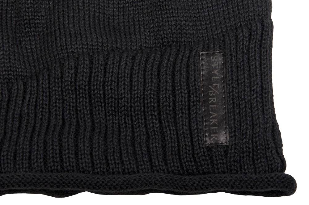Stylebreaker Feinstrick Beanie mit Teddyfleece zollfrei