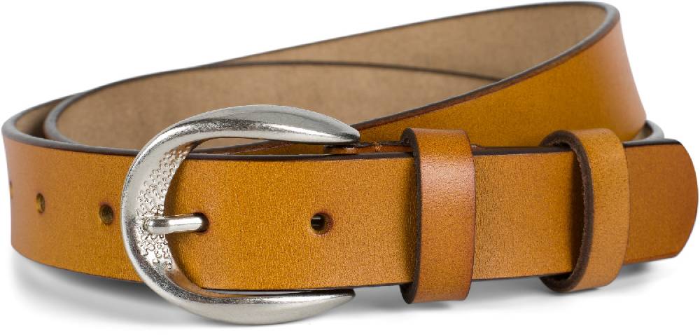 Stylebreaker Schmaler Unisex Echtleder Gürtel Unifarben Auslauf