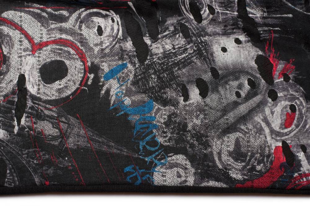Stylebreaker Loop Schal mit Farbklecksen in Destroyed Optik Meist gekauft