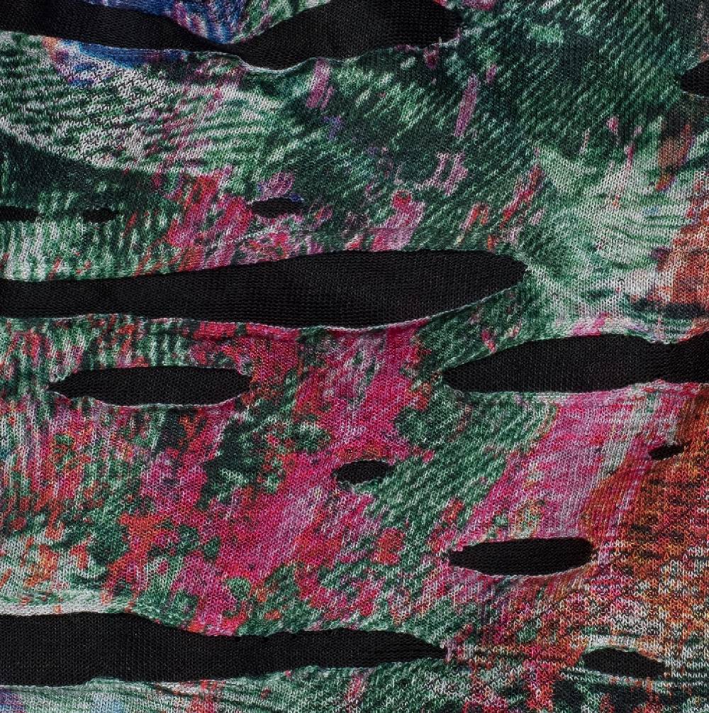 Stylebreaker Beanie mit Farbklecksen in Destroyed Optik Blitzverkäufe