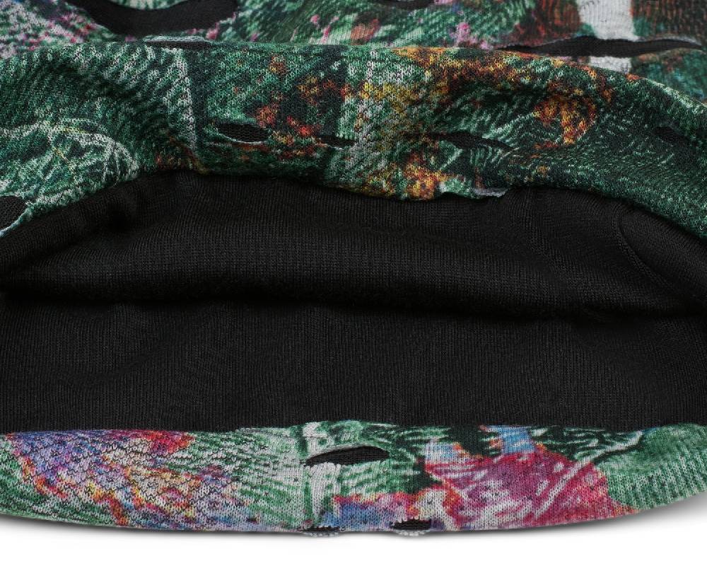 Stylebreaker Beanie mit Farbklecksen in Destroyed Optik Blitzverkäufe