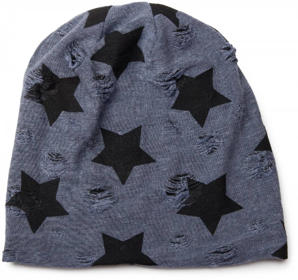 Stylebreaker Beanie mit Sterne & Punkte Muster Limitierter Zeitrabatt
