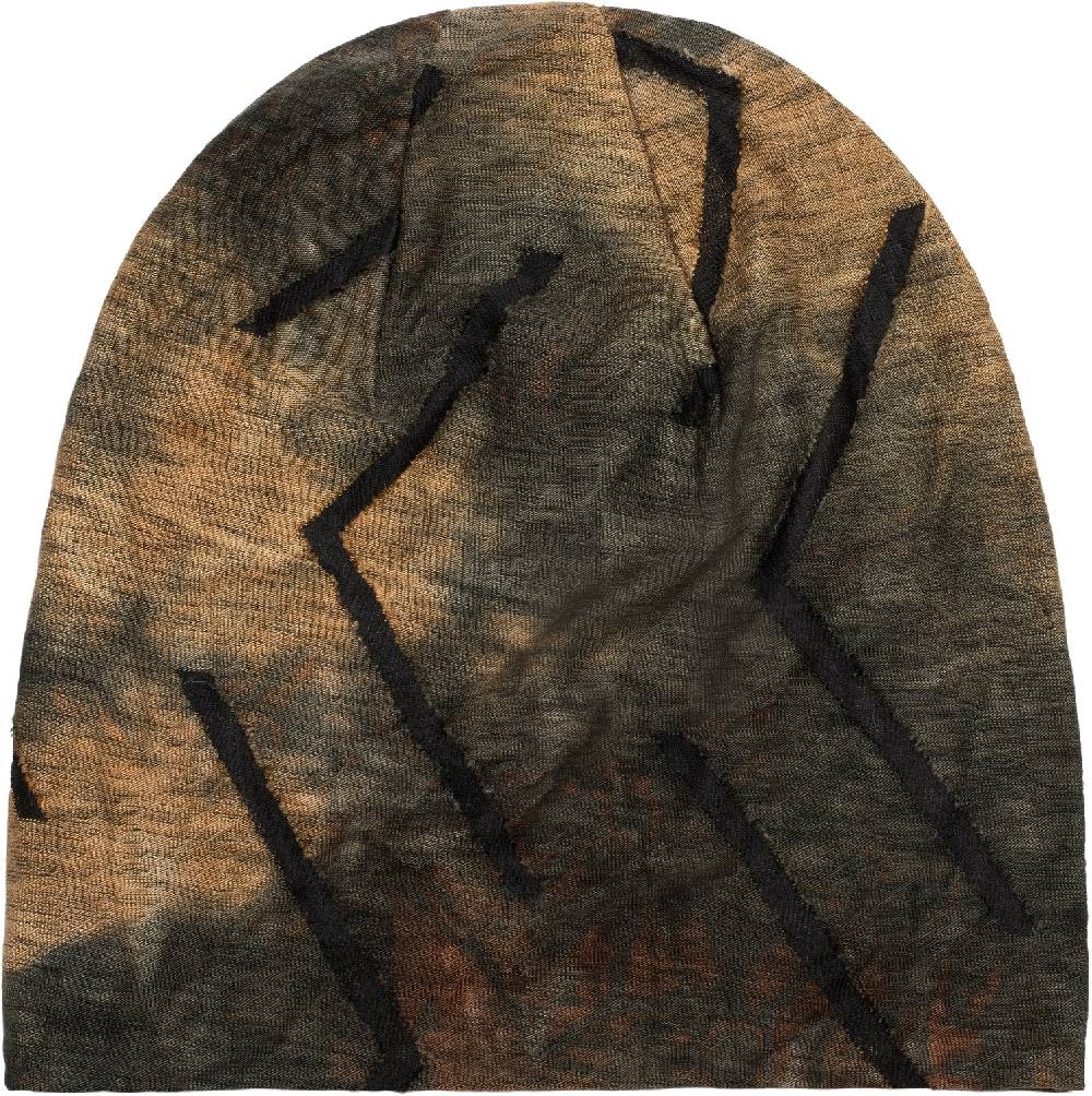 Stylebreaker Beanie Mütze Destroyed Batik Farbverlauf Fabrikpreis