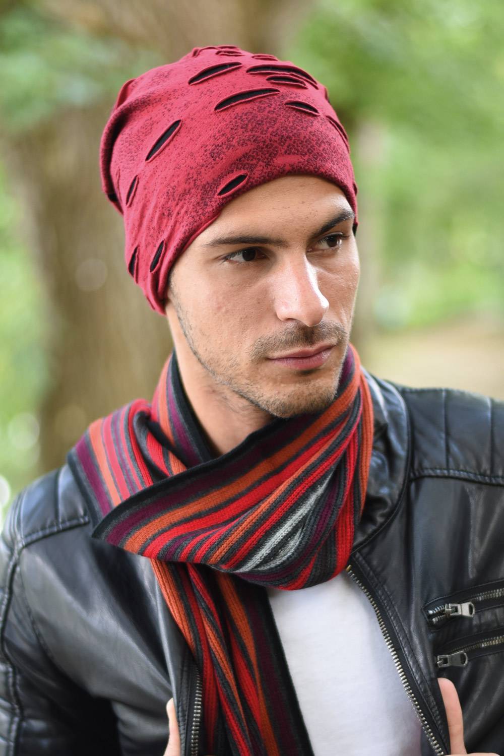 Stylebreaker Beanie Mütze im Destroyed Vintage used Look Sonderangebot