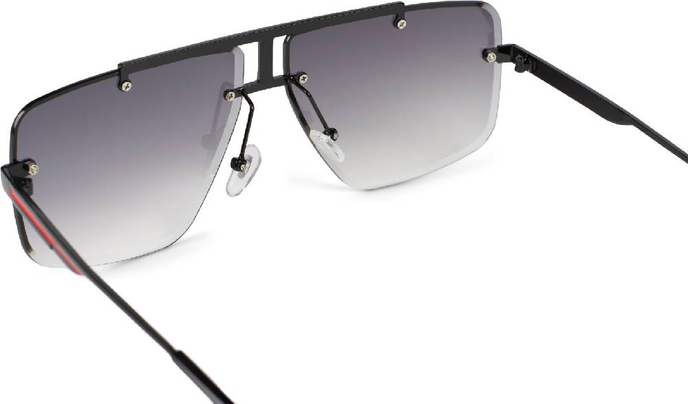 Stylebreaker Rechteckige Retro Sonnenbrille mit Diamant Schliff Cyber Monday
