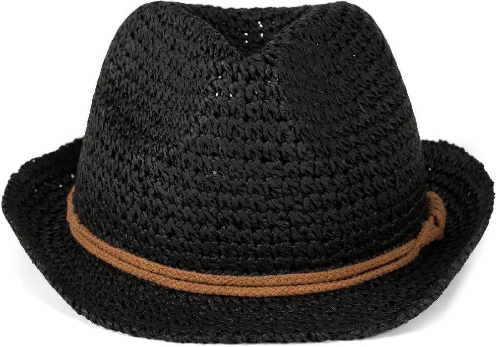 Stylebreaker Trilby Sonnenhut in Häkeloptik mit Zierband Weihnachtsangebot