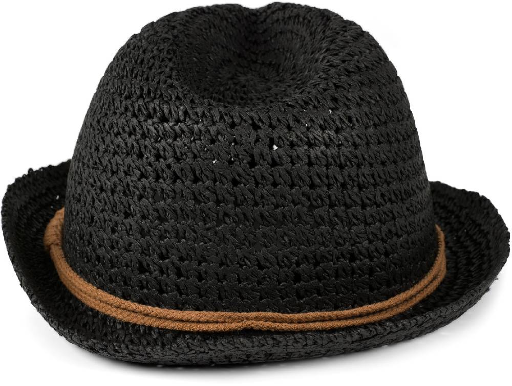 Stylebreaker Trilby Sonnenhut in Häkeloptik mit Zierband Weihnachtsangebot