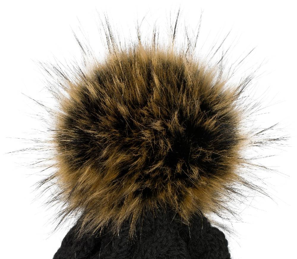 Stylebreaker Strick Bommelmütze mit bunt gemusterte Krempe Online Outlet