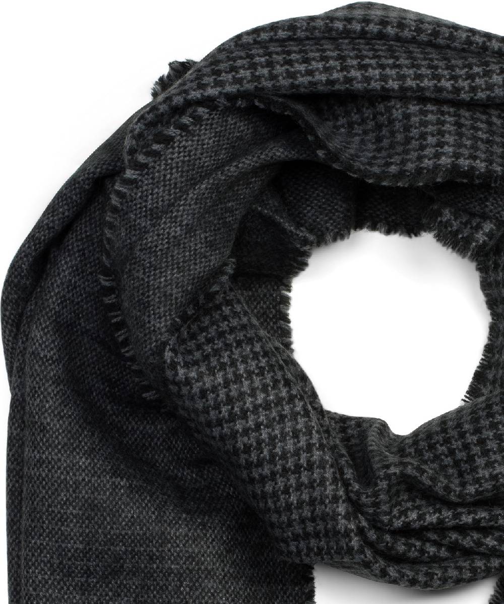 Stylebreaker Schal mit 2-farbigem Hahnentritt Muster Exklusive Angebote