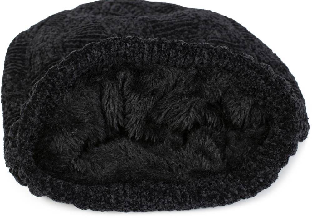 Stylebreaker Chenille Beanie Mütze mit Flecht Muster Kostenlose Rückgabe