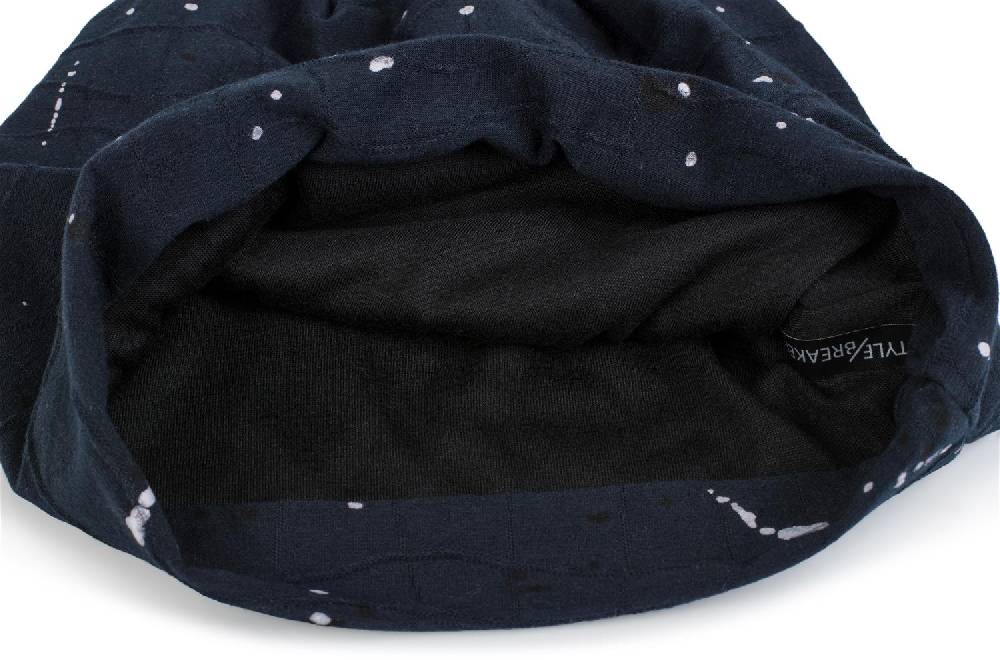 Stylebreaker Beanie Mütze mit Falten und Farbklecksen Letzter Tag