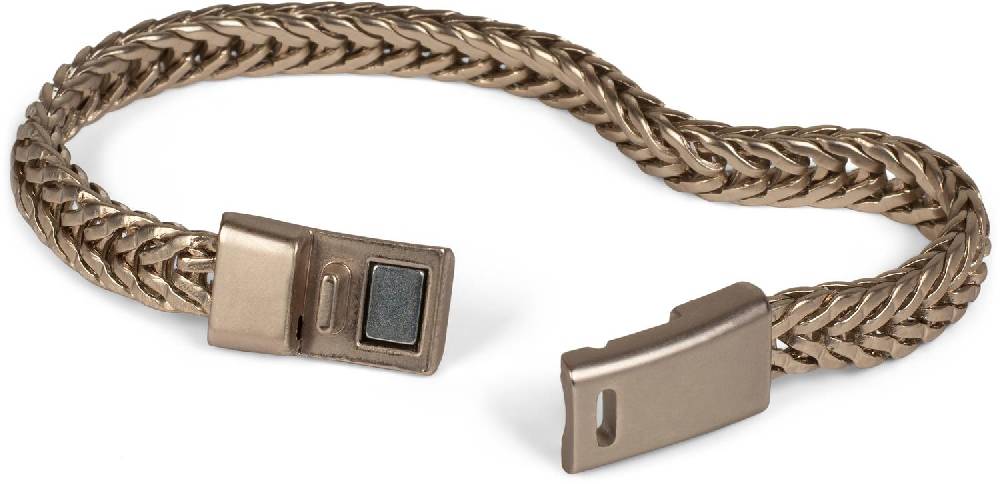 Stylebreaker Armband Zopfkette mit Magnetverschluss Vierteljährliche Förderung
