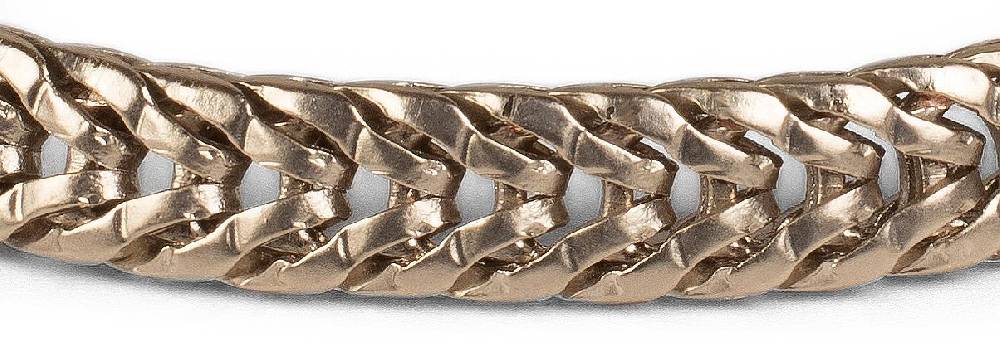Stylebreaker Armband Zopfkette mit Magnetverschluss Vierteljährliche Förderung
