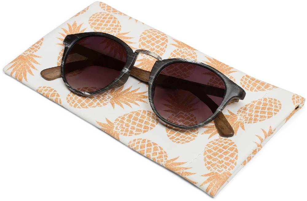 Stylebreaker Brillenetui Ananas mit Putztuch Nur noch ein Tag übrig