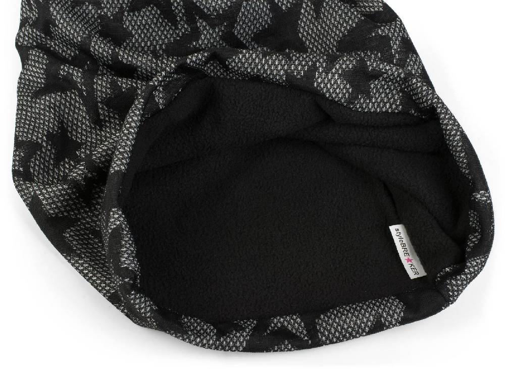 Stylebreaker Beanie mit Stern Print gemustert Im Verkauf