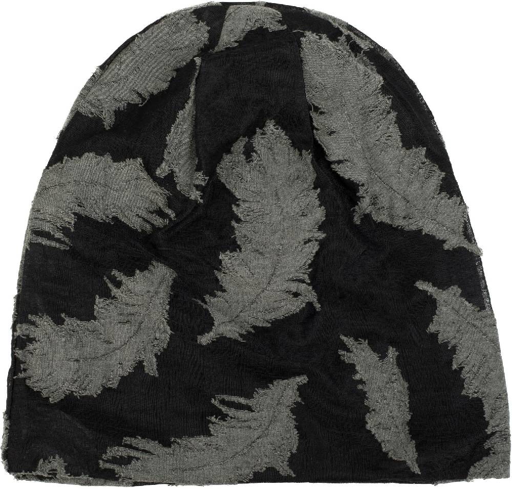 Stylebreaker Beanie mit Feder Muster Großer Ausverkauf