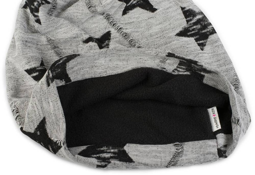 Stylebreaker Beanie Melange mit Sterne Print Vatertagsangebot