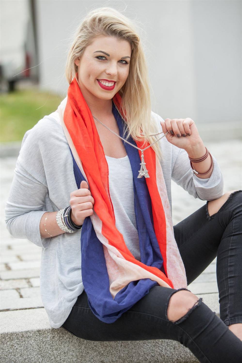 Stylebreaker Loop im Frankreich Flaggen Design Blitzangebot