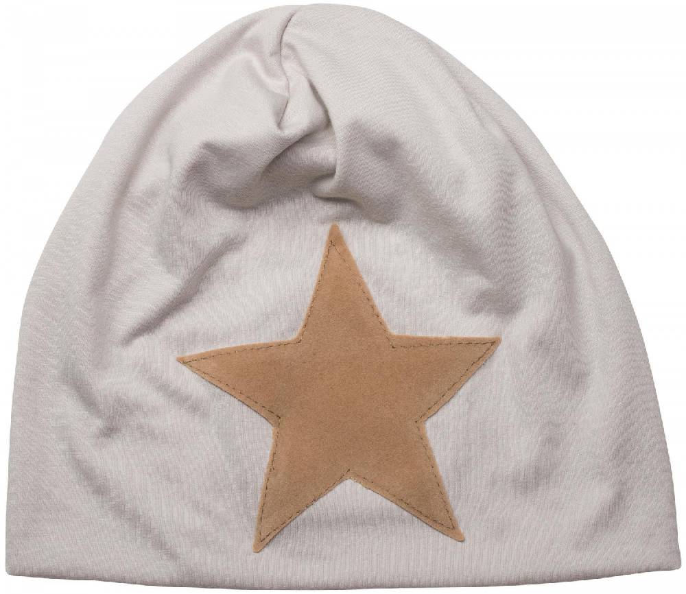 Stylebreaker Beanie mit aufgenähtem Kunstleder Stern Bestseller