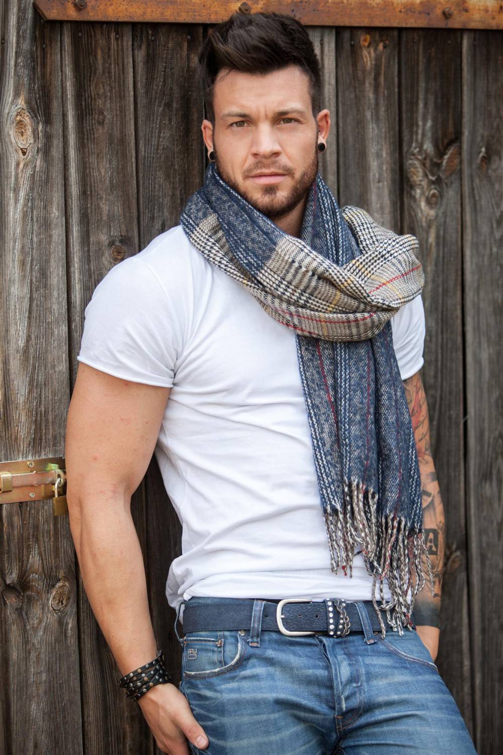 Stylebreaker Breiter XXL Schal mit Tartan Plaid Karo Muster Wochenangebot
