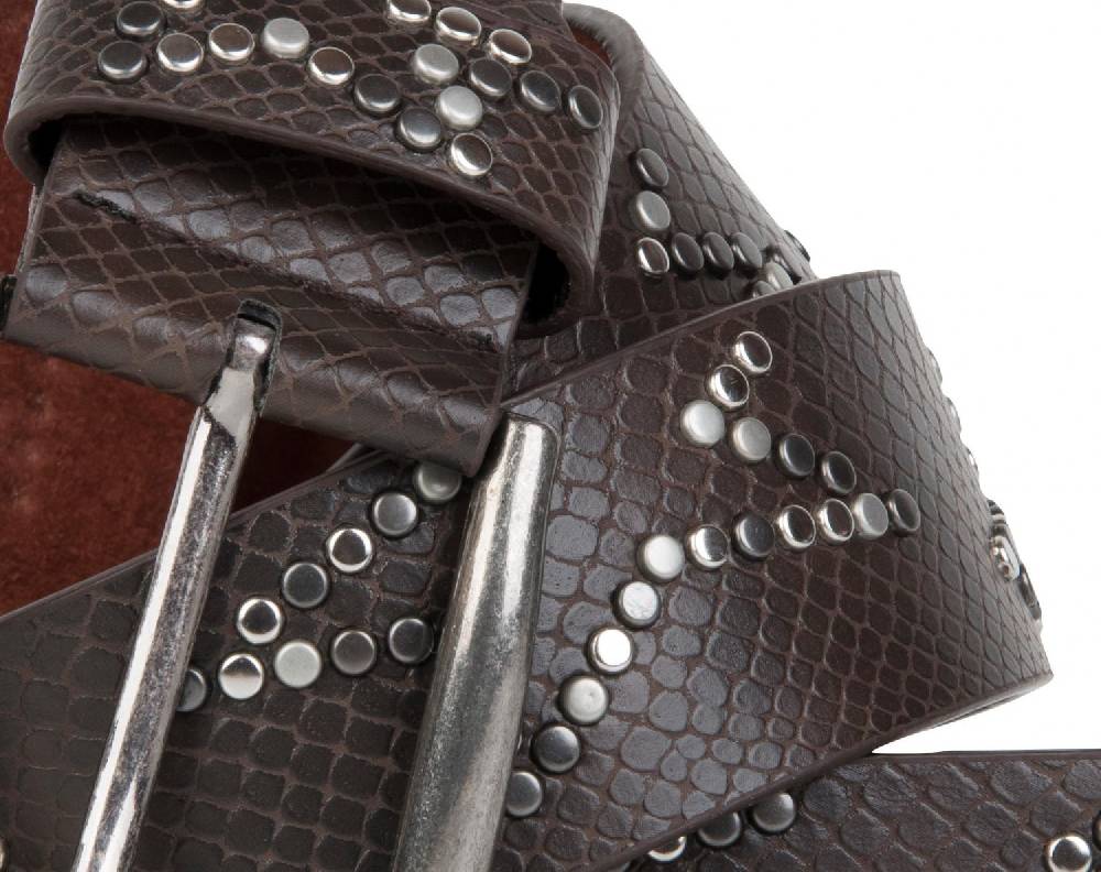 Stylebreaker Gürtel mit Nieten in Sternform Bis zu 50% Rabatt