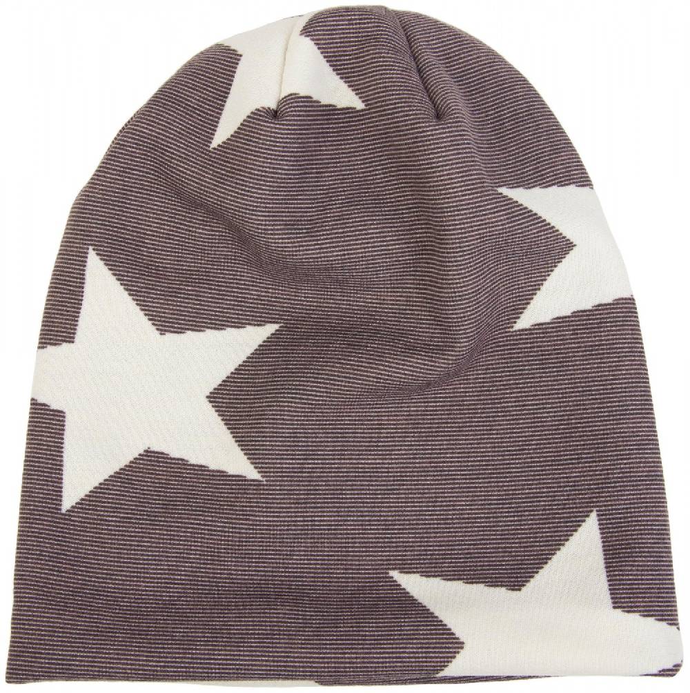 Stylebreaker Feinstrick Beanie mit Sterne, Streifen Muster Bis zu 60% Rabatt
