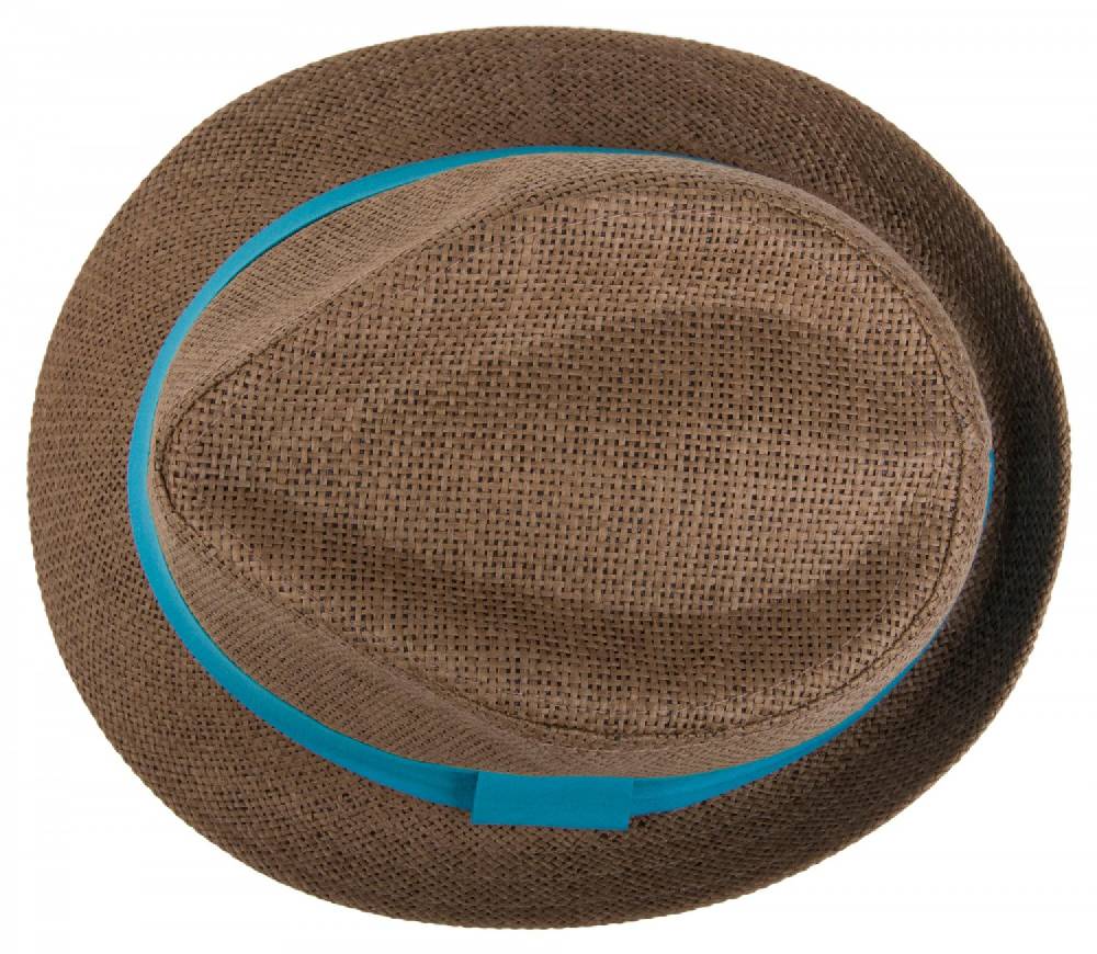 Stylebreaker Trilby Hut mit farbigem Zierband Sonderangebot der Fabrik