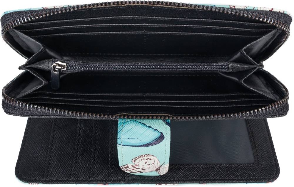 Stylebreaker Geldbörse mit Schmetterling Muster 50% Rabatt mit kostenlosem Versand