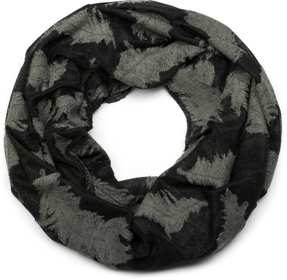 Stylebreaker Loop und Beanie Set mit gewebtem Feder Muster Fabrikladen