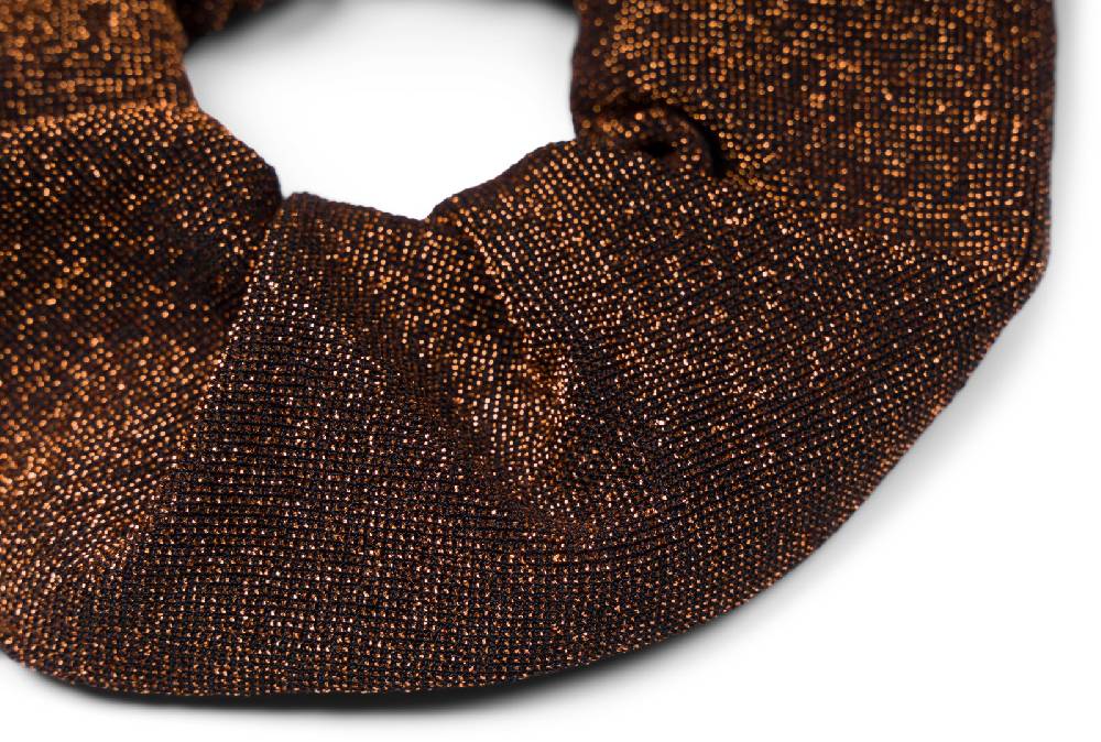 Stylebreaker Scrunchie Haargummi Glitzer Stoff Im Verkauf