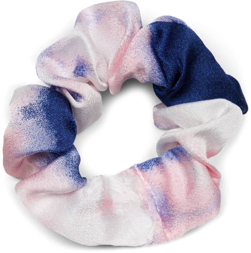 Stylebreaker Scrunchie Haargummi mit Schleife Batik Farbverlauf Fabrik Onlineshop