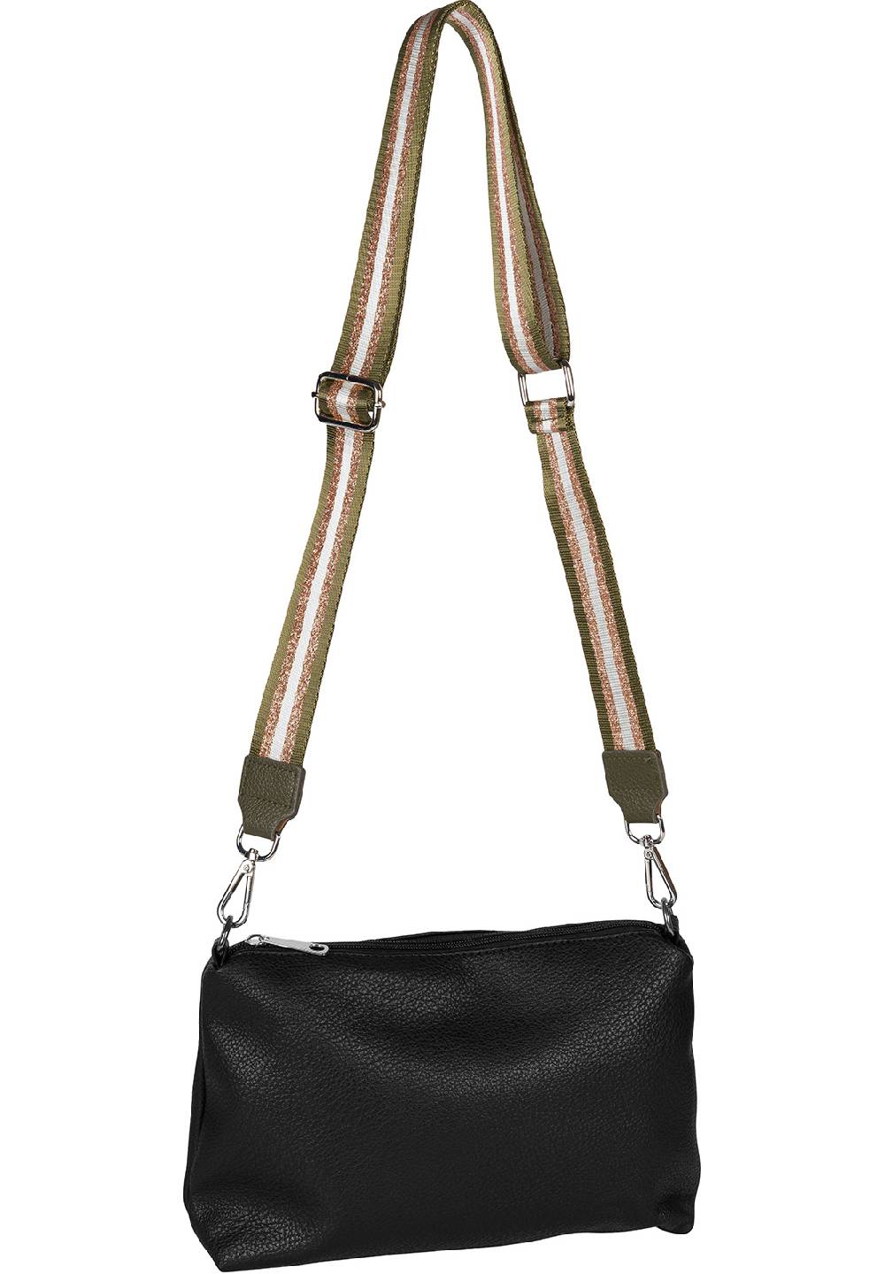 Stylebreaker Wechsel Taschengurt Metallic Streifen Muster Versandkostenfrei