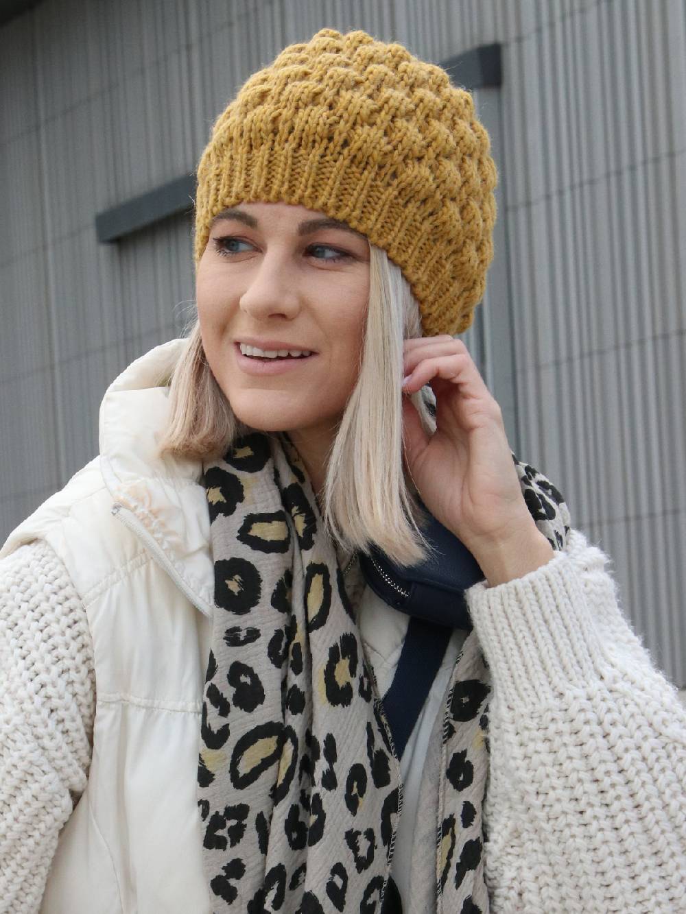 Stylebreaker Strickmütze mit Bubblemuster Weihnachtsangebot
