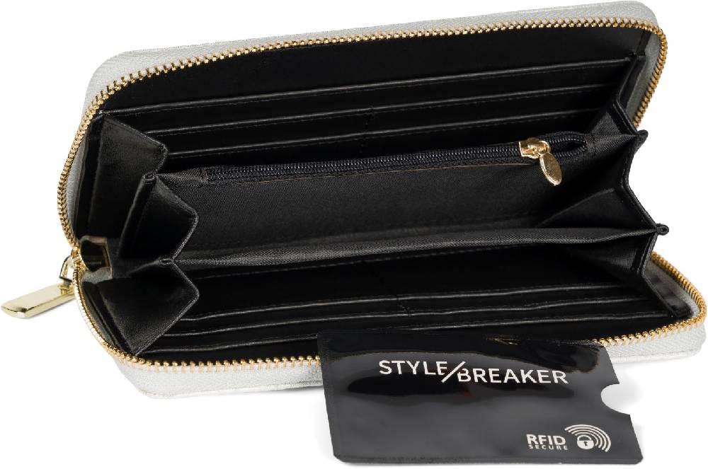 Stylebreaker Große Geldbörse mit Paisley Muster Prägung Bis zu 55% Rabatt