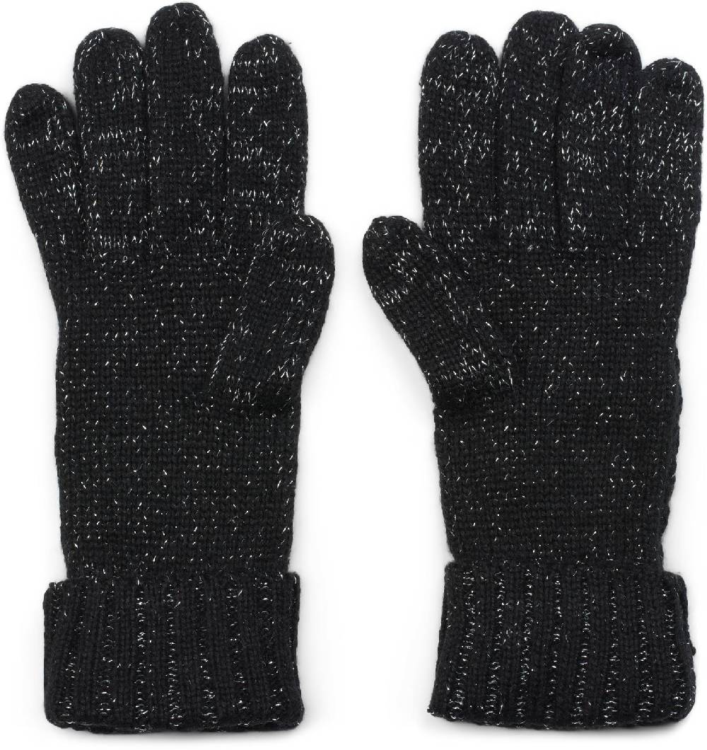 Stylebreaker Strick Handschuhe mit Zopfmuster und Metallic Faden Clearance-Verkauf