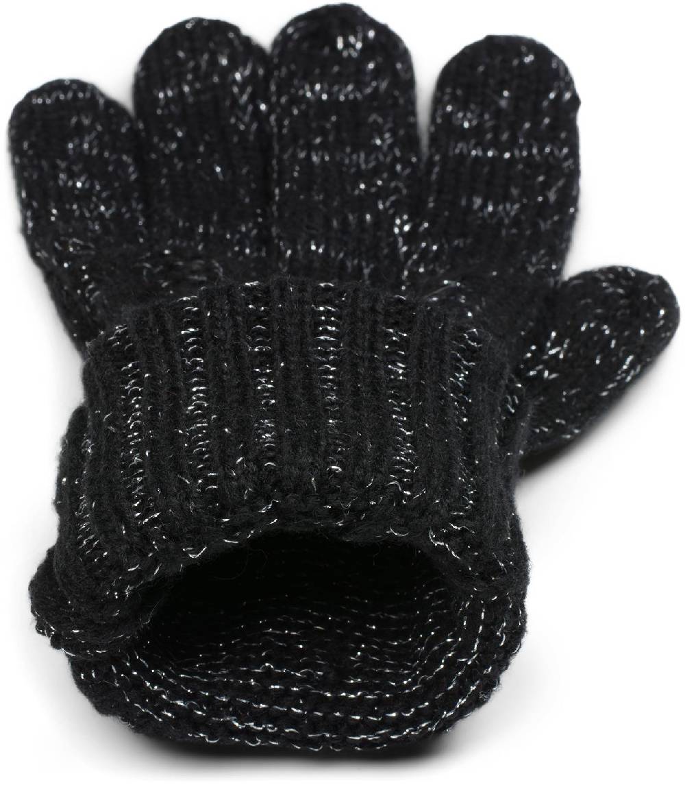 Stylebreaker Strick Handschuhe mit Zopfmuster und Metallic Faden Clearance-Verkauf