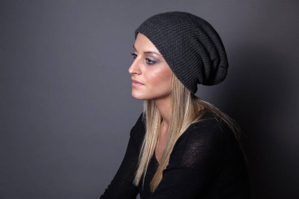 Stylebreaker Feinstrick Beanie doppelt gestrickt zollfrei