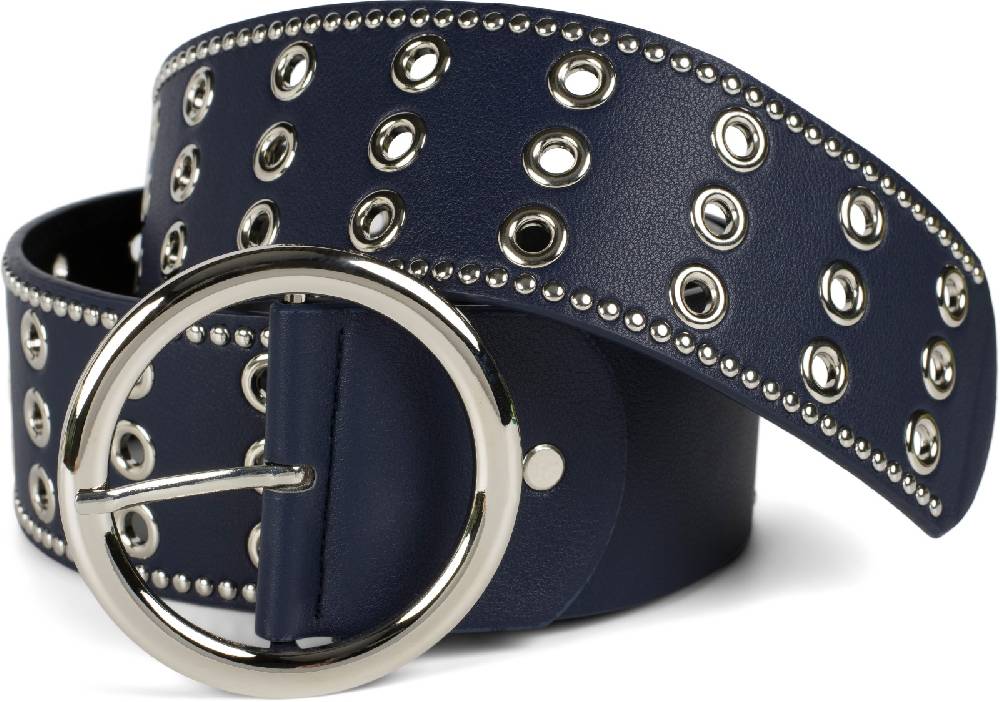 Stylebreaker Breiter Taillengürtel mit Lochnieten im Angebot